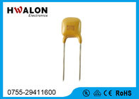Желтый Радял резистора термистора электронных блоков ППТК цвета освинцованный