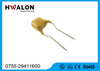 Желтый Радял резистора термистора электронных блоков ППТК цвета освинцованный