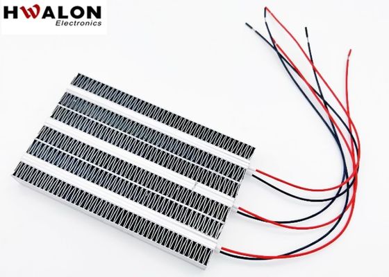 300W PTC Алюминиевый нагреватель Керамический нагреватель воздуха Постоянная температура Нагревательный элемент для вентиляционного устройства 120 * 75 * 15 мм